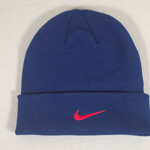 Nike USMNT USA Soccer Dri-FIT Beanie Blue Void Red Swoosh CK2292-492 OSFM